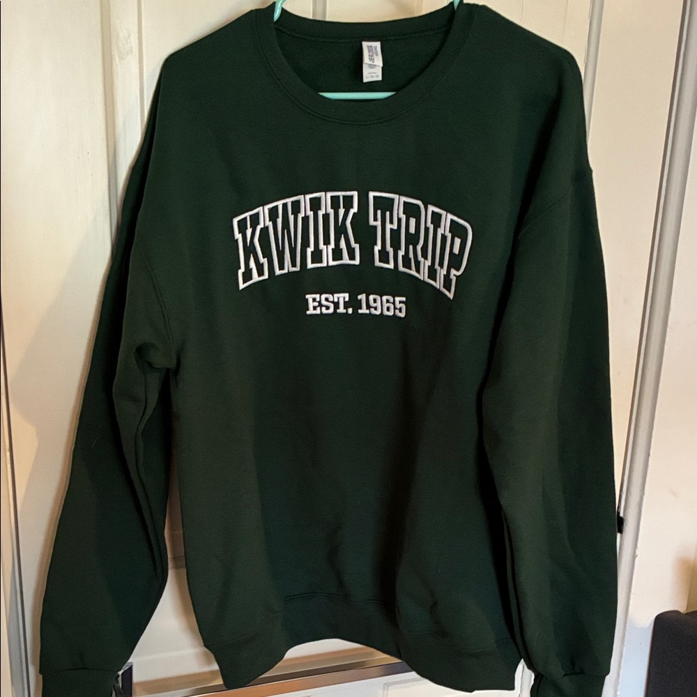 Men's Kwik Trip Crewneck Sweatshirt - Forest Green